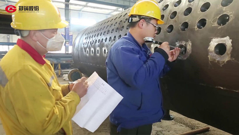 做好質(zhì)量把關(guān)，汽包脹接孔質(zhì)檢