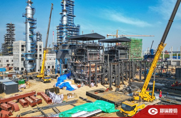 直擊一線！鄭鍋針狀焦余熱鍋爐項(xiàng)目建設(shè)全面提速
